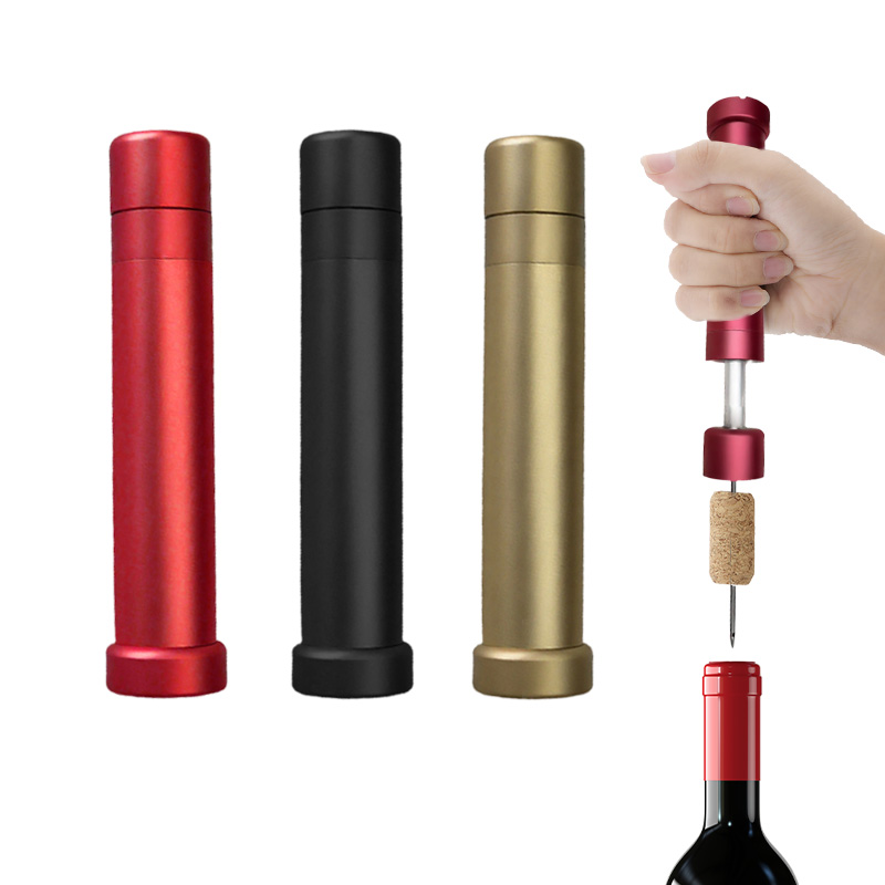 Custom Lipstick Style Air Pump Wine Opener Corkscrew