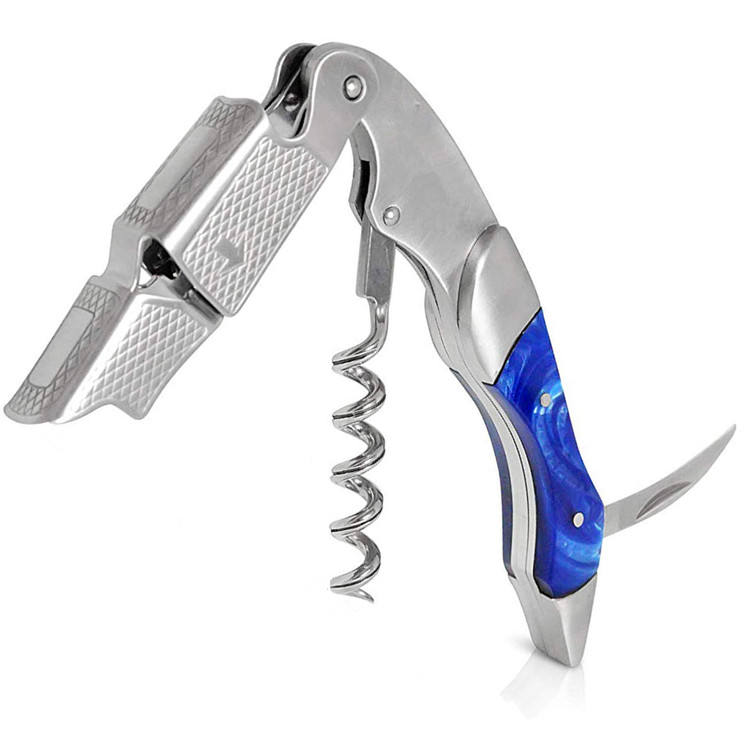 Sapphire Resin Inlay Corkscrew