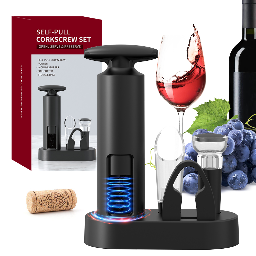 Package 4 Pieces Wine Bottle Wine Opener Set