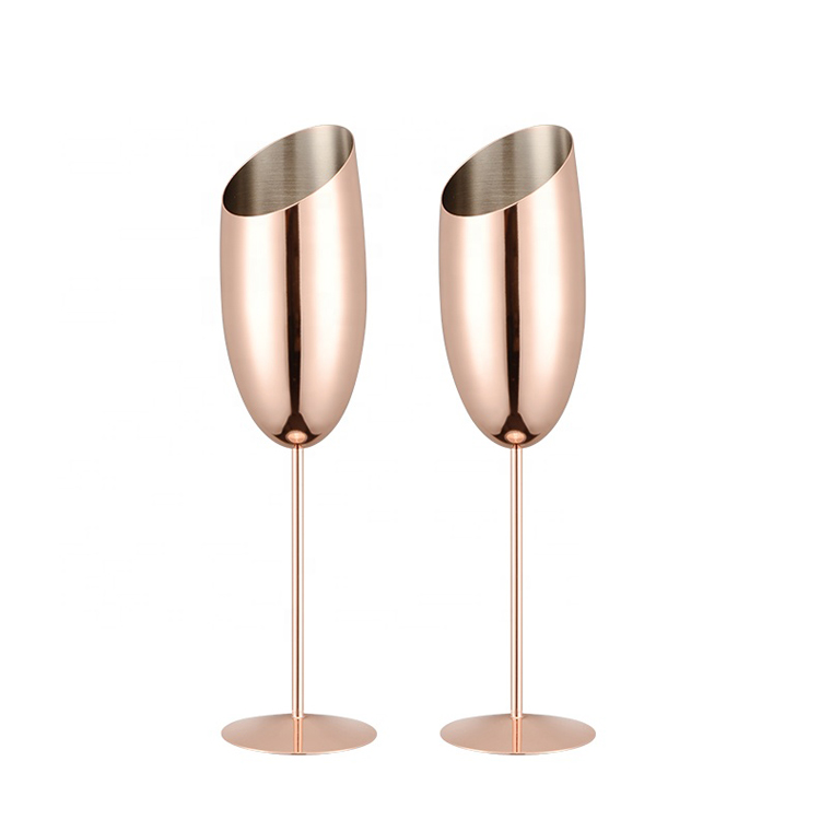 Stainless Steel Champagne Flutes